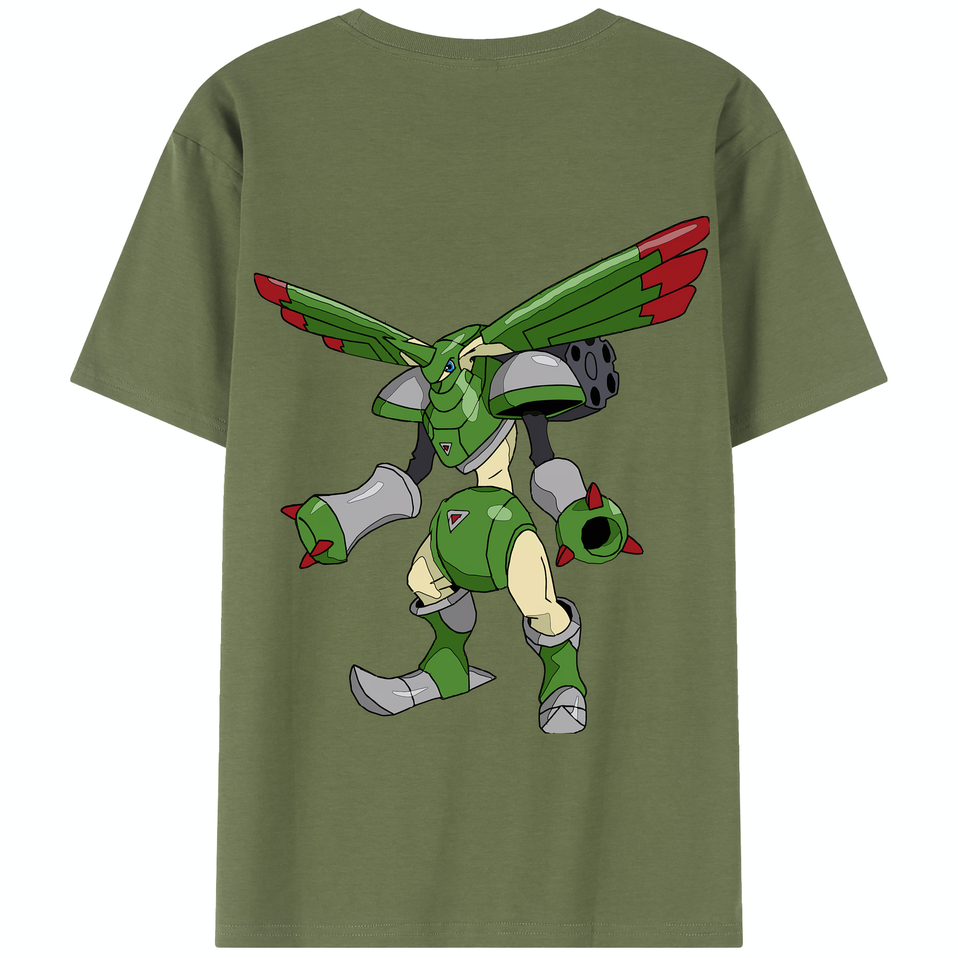 （画像用） Digimon デジタルモンスター/デジモン 綿100％半袖Tシャツ（背面プリント）